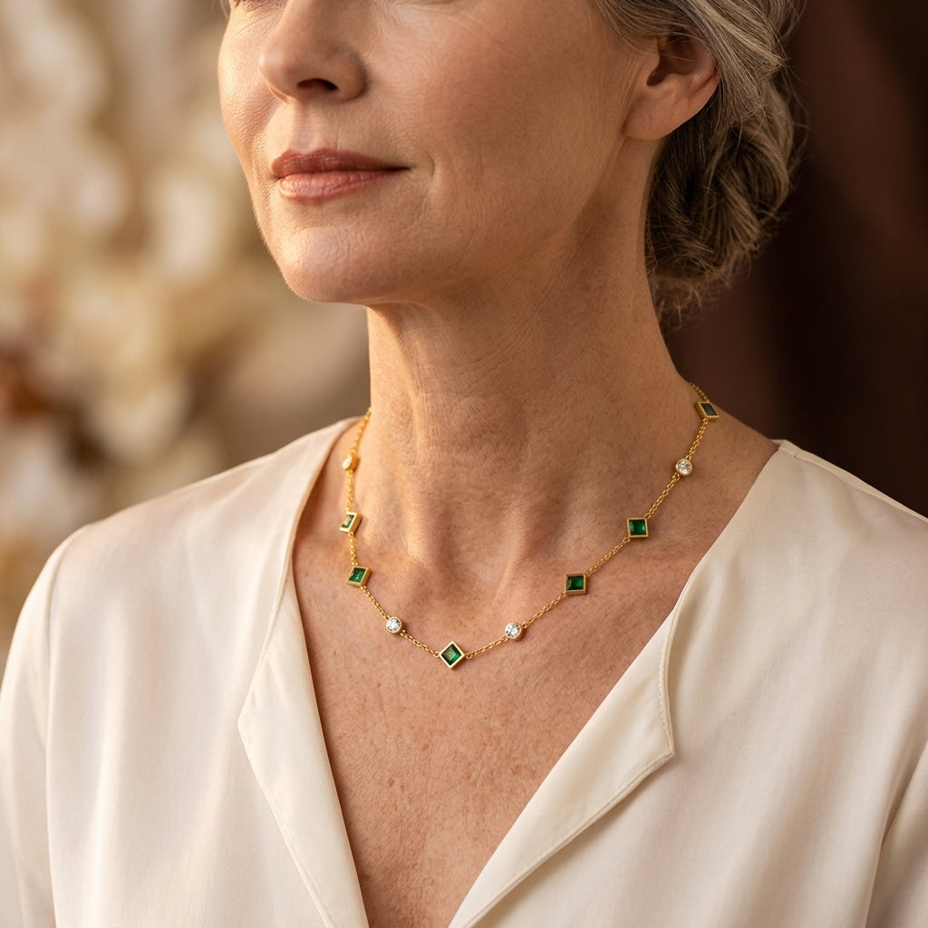 Amelisse Glenwyn Halsketting | Goud