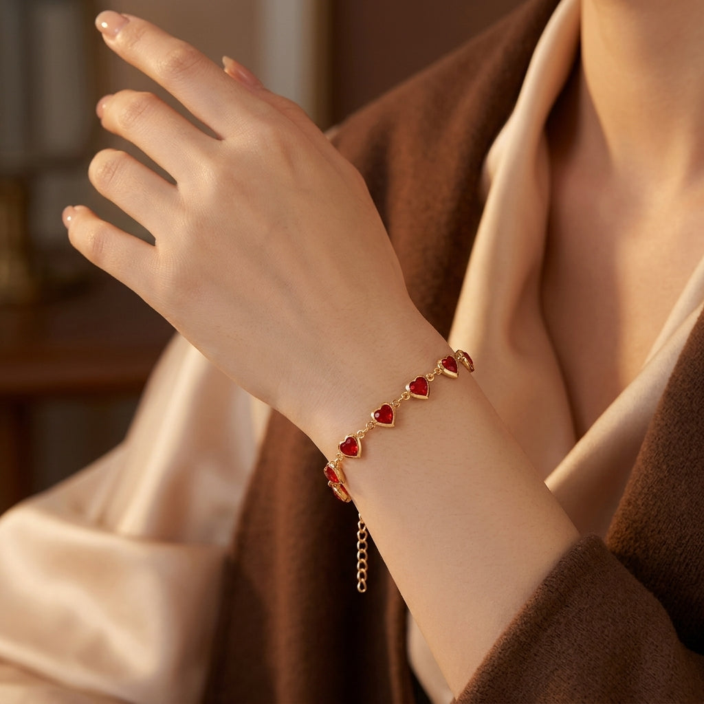 Ophelyra Garnetelle Armbånd | Goud
