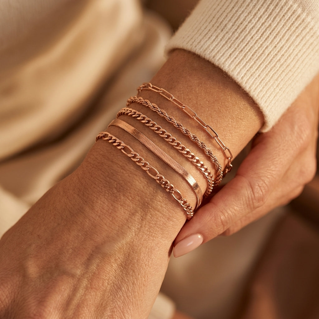 Ellis Renner Armbandsset | Goud