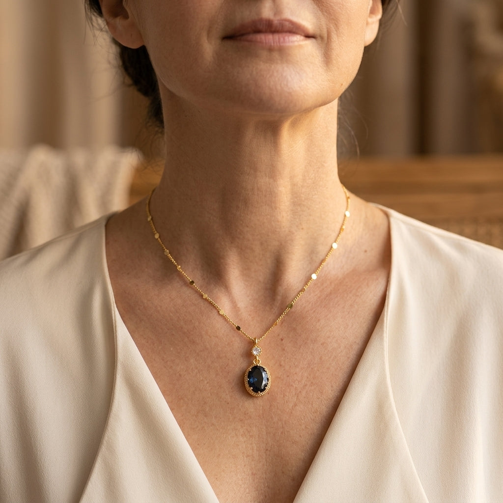 Thessia Lunebray Halsketting | Goud