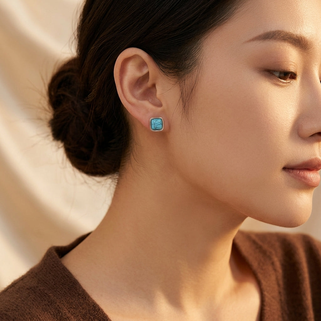Turkse Vierkante Studs | Witgoud