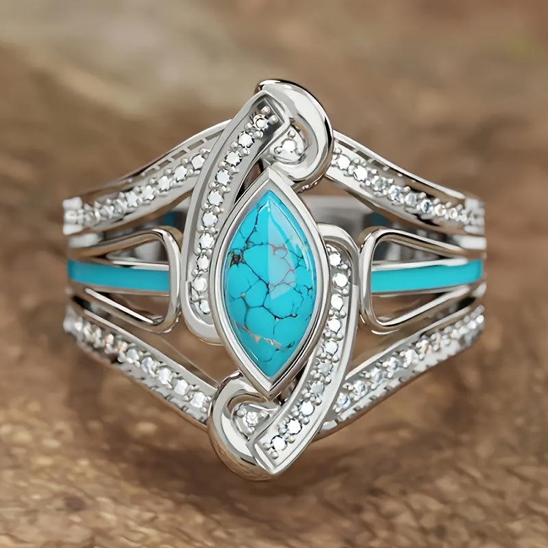 Turkse Marquis Statement Ring | Witgoud