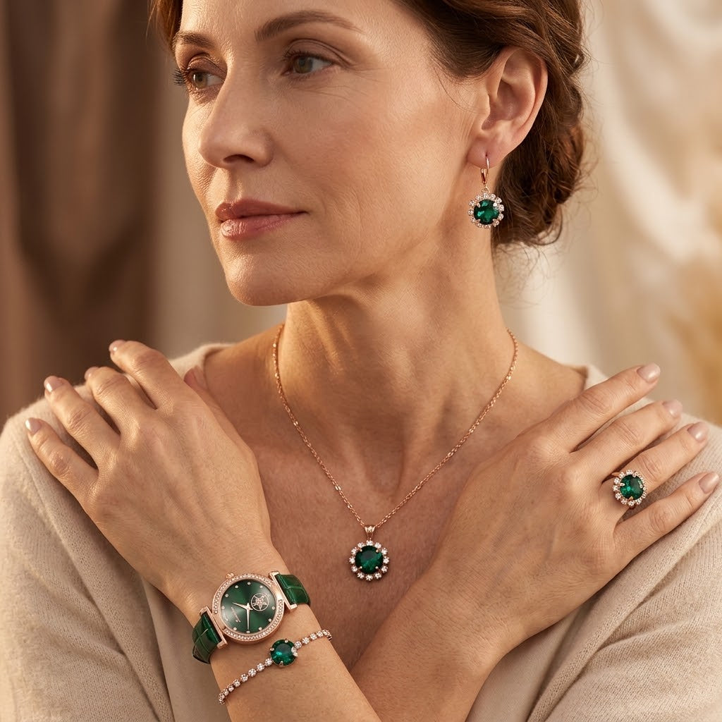 Verdantra Timecourt Sieradenset | Goud