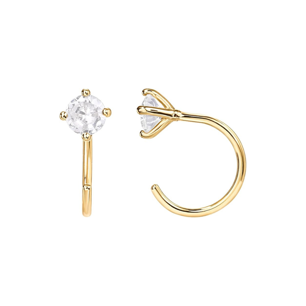 Spark Tip Hoops | Goud