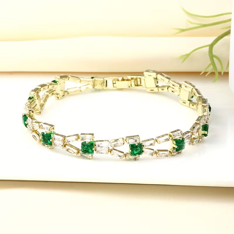 Verde Link Tennisarmband | Goud