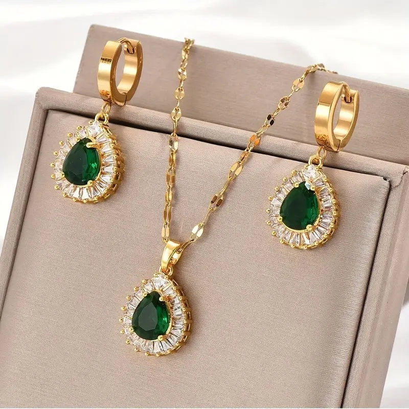 Rheya Lysandelle Sieradenset | Goud