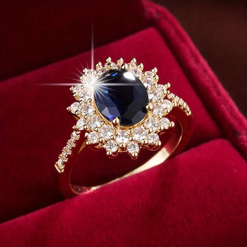 Vionne Saphirae Ring | Goud
