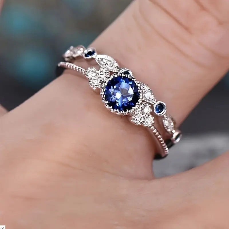 Sapphriel Kroonring Set | Witgoud