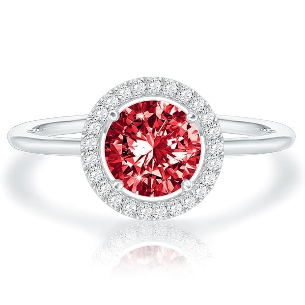Crimson Glow Promise Ruby Ring | Witgoud