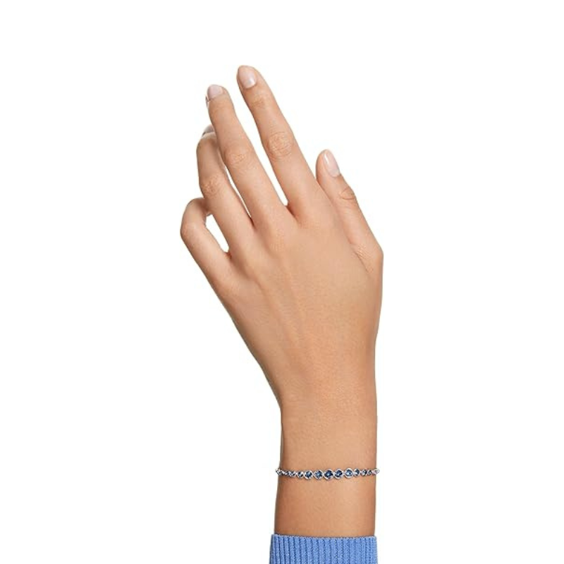 Rund Skåret Safir Tennis Armband | Witgoud
