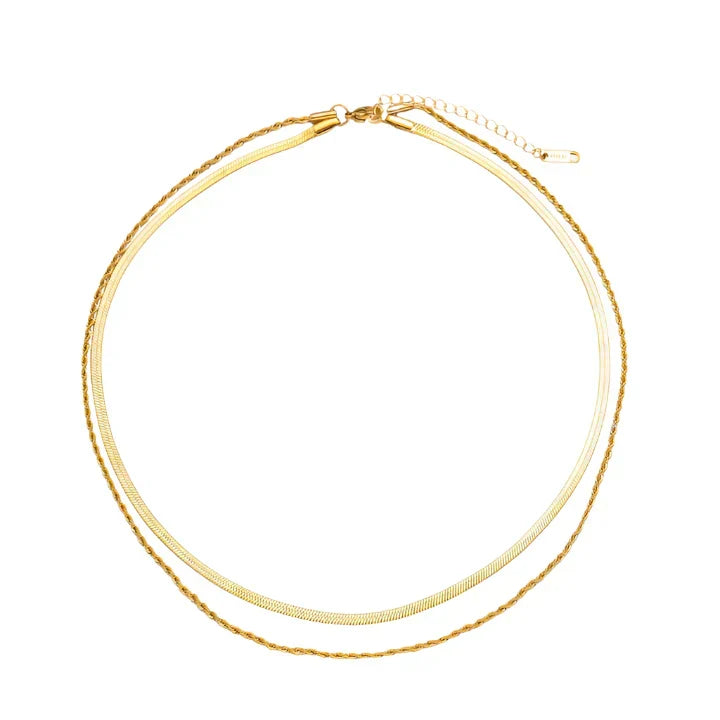 Juliana Solvia Halsketting | Goud