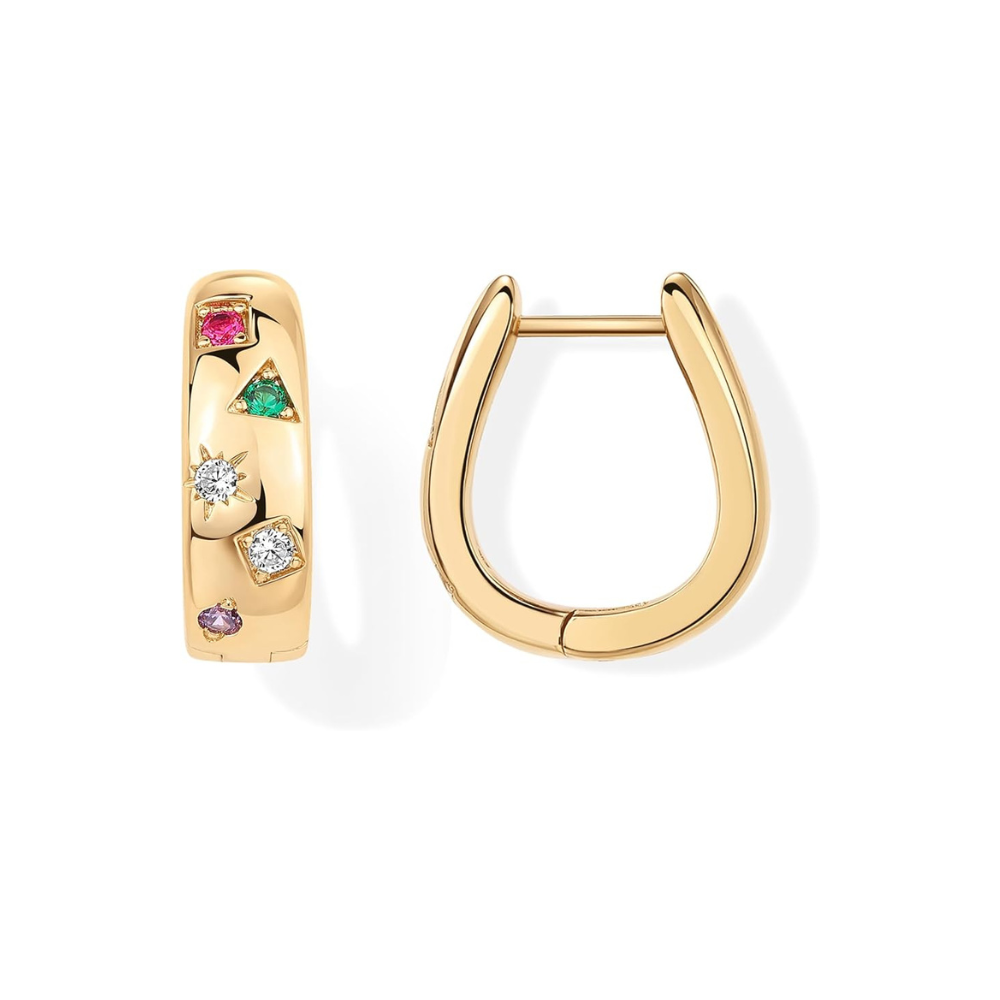 Colorwave Hoops | Goud