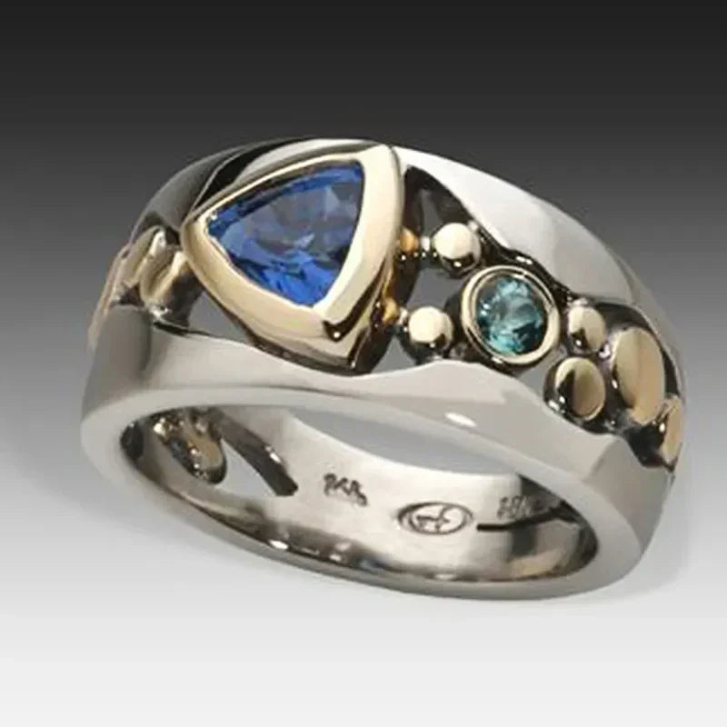 Antieke Is Gem Ring | Witgoud