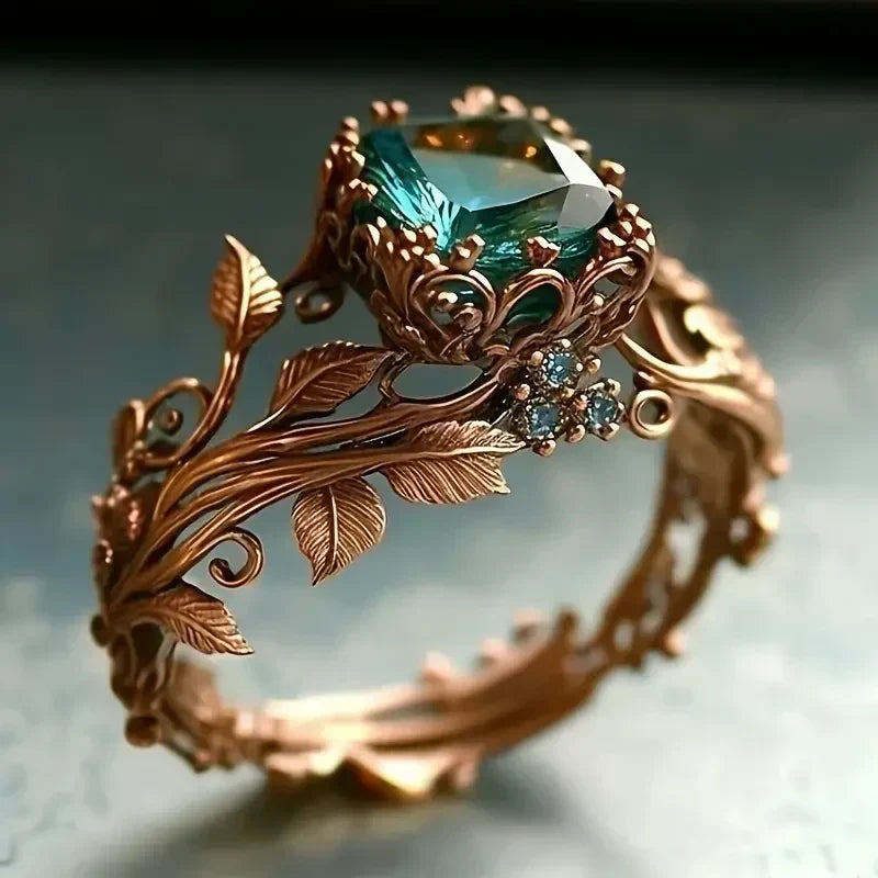 Forestlight Crystal Ring | Roségoud