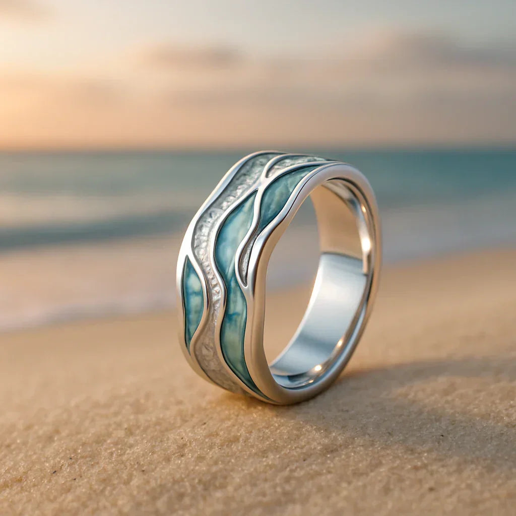 Seasilver Ripple Ring | Witgoud