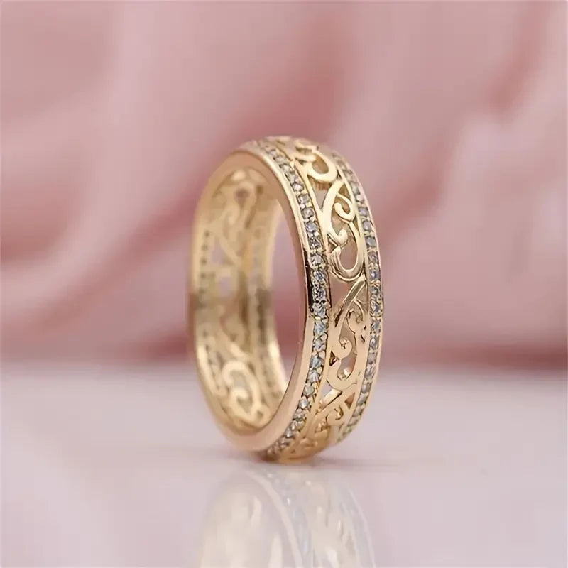 Glanzende Hult Gouden Ring - Goud
