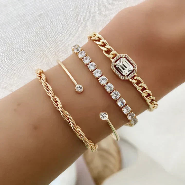 Domitia Calvina Armbandsset | Goud